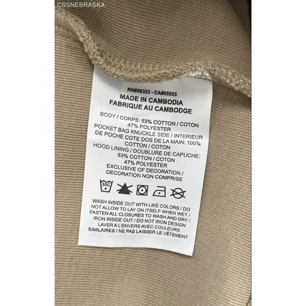 Nike Men's Tech Fleece Windrunner Full Zip Hoodie Tan FB7921-247 Sz M